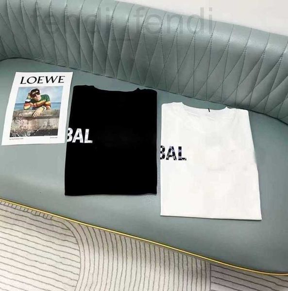 

men's t-shirts luxuriousencigas woman bajia spring and suer new cotton large fashion brand loose couple half sleeve t-shirt 23gg b2k5, White;black