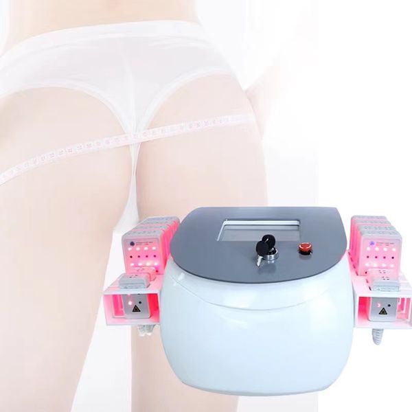 

650nm & 980nm lipolaser heating slimming system effective reduce 3-8cm after treatment laser slimming weight loss machine, Black