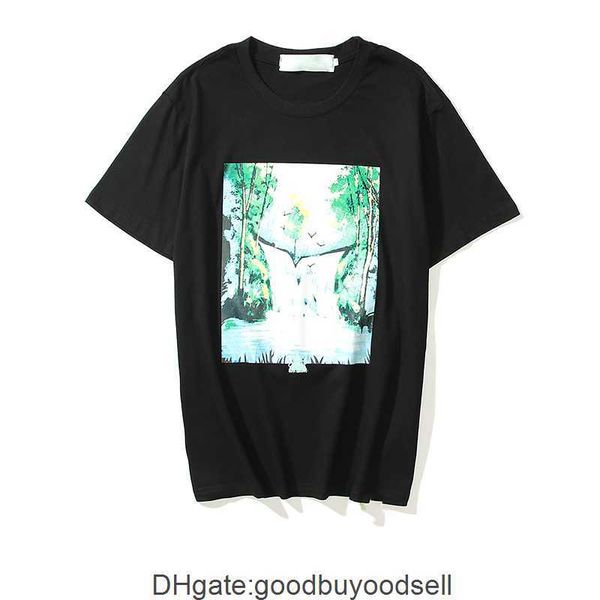 

men's t-shirts off style white summer women's and gilded graffiti arrow short sleeve t-shirt fashion br lovers european loose bott, White;black