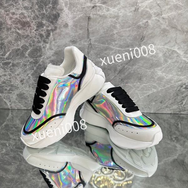 

casual shoes designer leather lace-up sneaker fashion running trainers letters woman shoes flat printed gym sneakers, Red;white