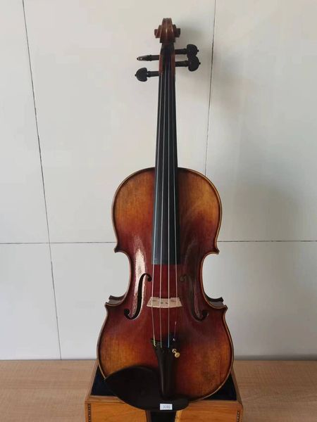 

4/4 violin stradi model 1 pc flamed maple back spruce hand carved k3102