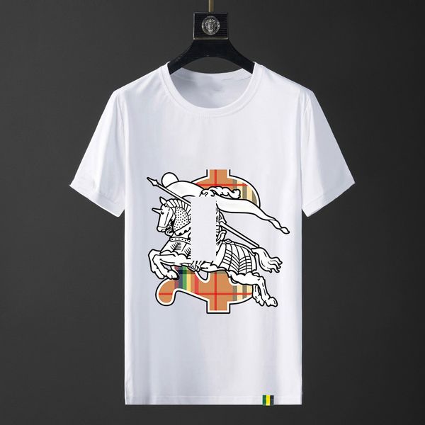 

men's t-shirt short sleeve sports casual women's summer trend designer cotton letter casual clothing#025, White;black