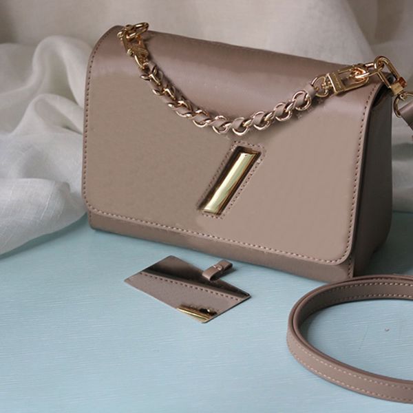 

imprinting letter shoulder bags women twist lock handbag purses woven chain leather handle cross body bag miniature patterned letters 50388