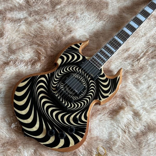 

custom body wylde electric guitar hh pickups odin maple neck