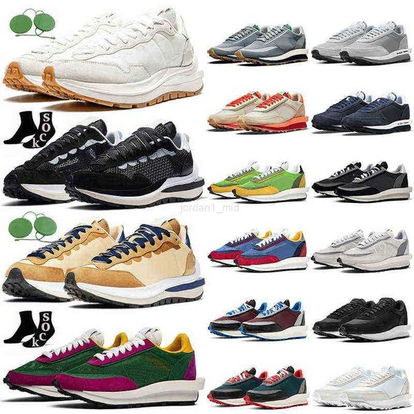 

fashion waffle mens running shoes pegasus fragment ldwaffle ldv clot pure platinum sail white nylon men women outdoor trainers