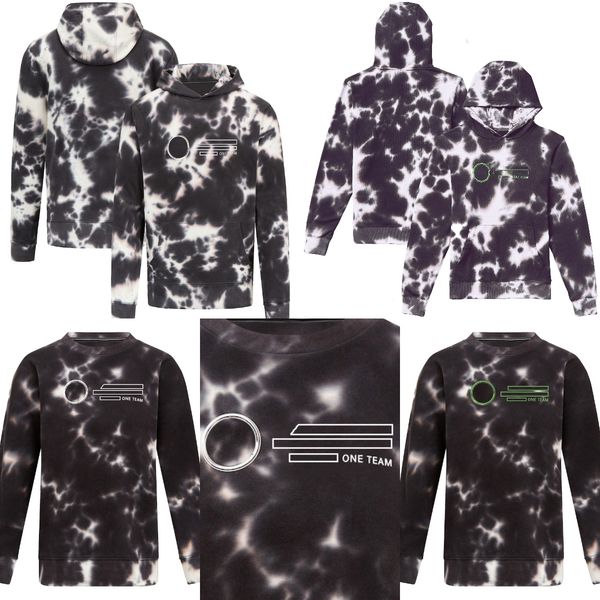

f1 tie-dye hoodie 2023 new formula 1 fashion casual men's hooded sweatshirt spring men and women harajuku oversized hoodie sweat