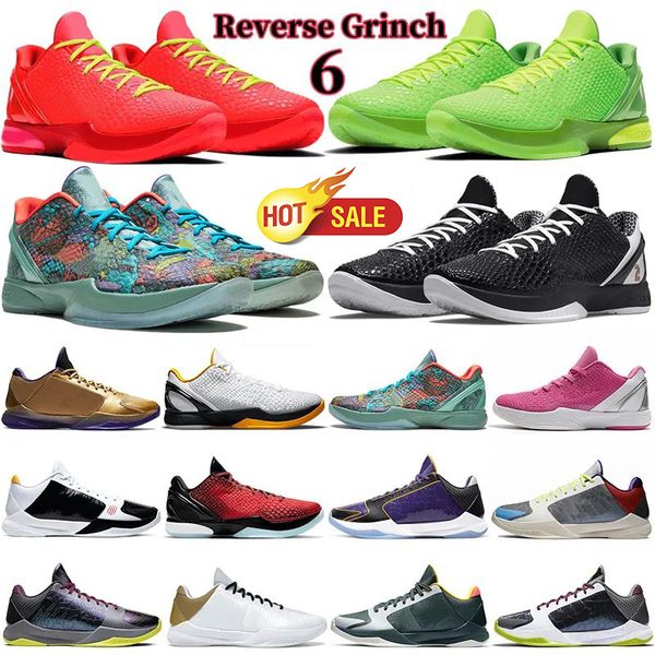 

2023 reverse grinch mamba basketball shoes men chaos prelude 6 protros del sol white 5 protro dark knight mens outdoor sport trainers sneake