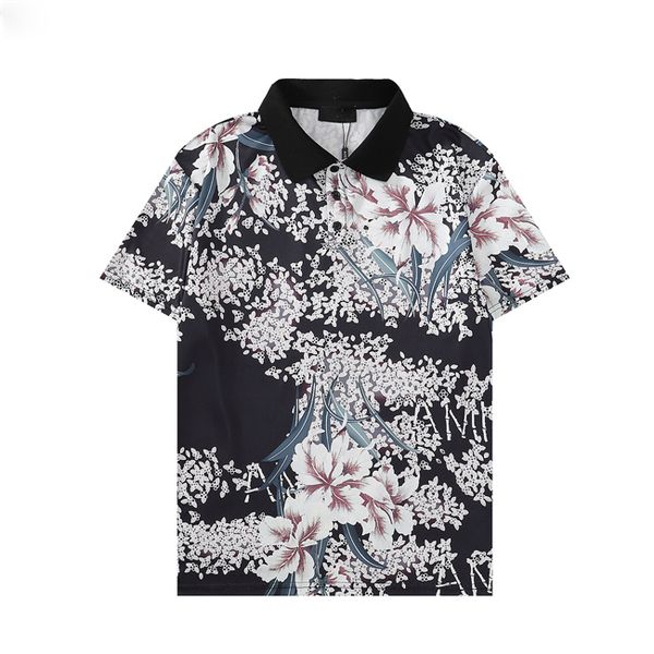 

designer polo shirts men luxury polos casual mens t shirt letter print fashion high street man tee cottom clothing tees #002, White;black
