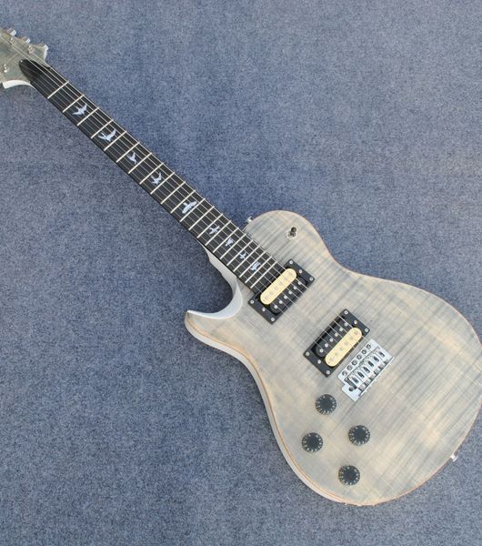 

customization 6-string electric guitar, flame maple back polished, left hand,