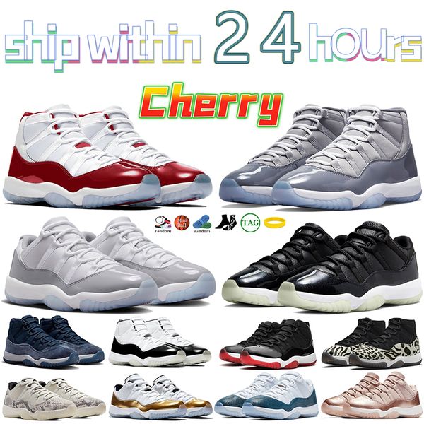 

jumpman 11 11s basketball shoes designer men sneakers cherry cool grey midnight navy velvet dmp low cement grey mens women shoe bred animal