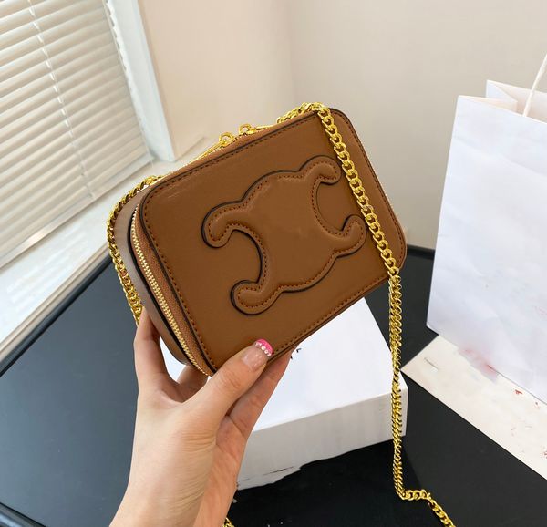 

new women's designer bag, small square bag chain, shoulder cross-body bag