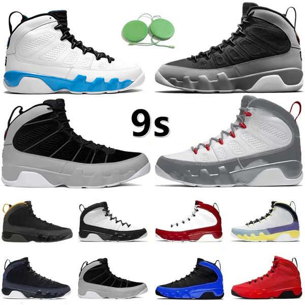 

jumpman 9 9s men basketball shoes sneaker powder blue fire red particle grey chile gym red black white unc racer p university gold blue jbc