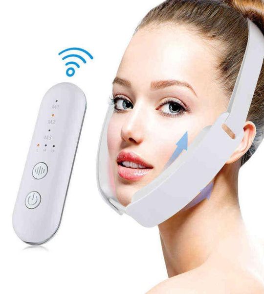 

highfrequency microcurrent facelifting instrument intelligent remote control small v vibration lift shaping massage 2205132523246