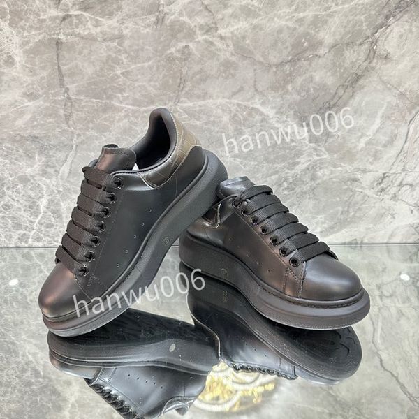 

luxury designer shoes mens women white luxury designer sneaker lace up genuine leather sneakers fashion women casual designer sneaker2023, Black