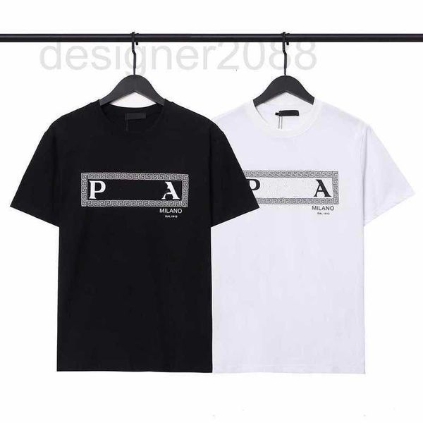 

women's t-shirt designer 23 early spring new classic print simple atmosphere fashion round neck short sleeve t-shirt yxyg, White