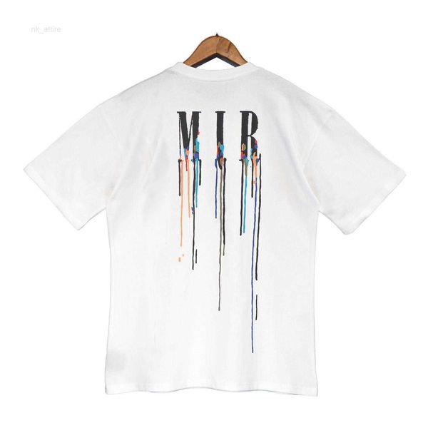 

men's t-shirts colorful letter print brand men short-sleeved t-shirt designer outfits tee shirt homme spring o-neck tshirt, White;black