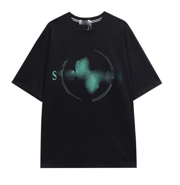 

designer brand toney men's t shirts island versized t shirt women fashion cotton summer stones and islands short sleeve tide stone men, Black