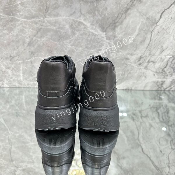 

2023new fashion designers sneakers camouflage casual shoes stylist men womens shoes checkered studded flats mesh trainers, Black