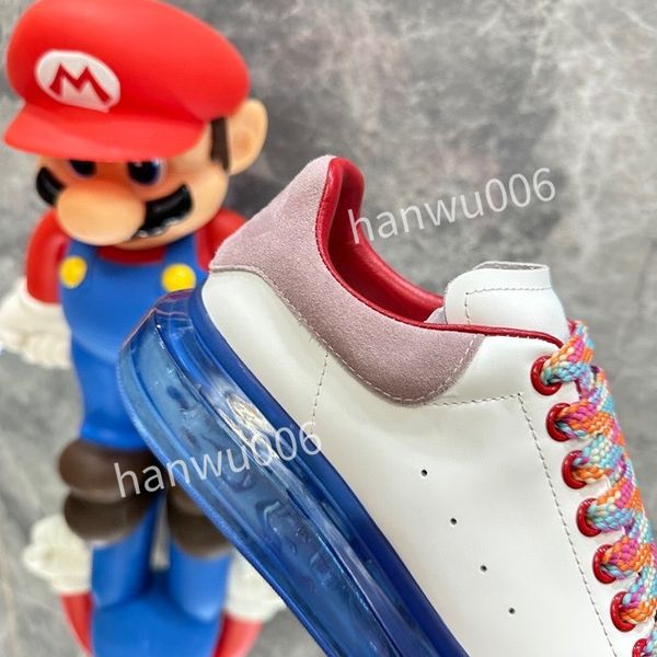 

2023men designer sneaker lace up genuine leather sneakers fashion women casual designer sneaker, Black