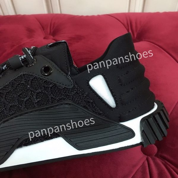 

2023new fashion casual shoes womens designer leather lace-up sneakers fashion lady flat running letters shoes platform sneaker, Black