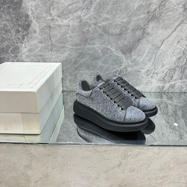 

classic men ladies casual shoes designer fashion leather flat street couple sneakers outdoor 0426, Black