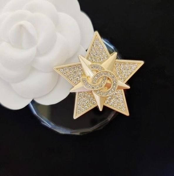 

20style luxury designer brand letter brooches 18k gold plated inlay crystal rhinestone jewelry brooch pin women marry wedding party gift acc, Gray