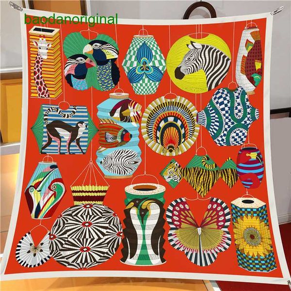 

hemres designer scarves cartoon cute girl square ribbons accessories binding bags small printed hair bands simulated silk scarves, Blue;gray