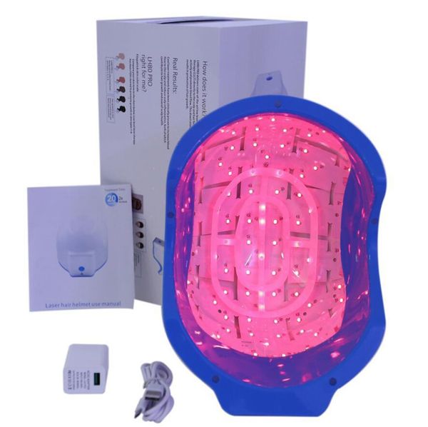 

80/272 diodes laser hair growth cap rechargeable therapy helmet anti hair loss device treatment promote hair growth hat massager