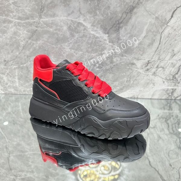 

new fashion designers sneakers camouflage casual shoes stylist mens womens shoes checkered studded flats mesh trainers2023, Black