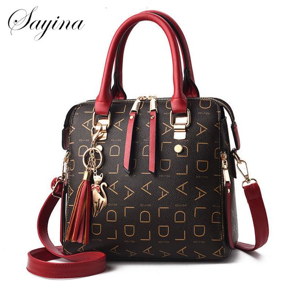 

evening bag leather handbag vintage ladies messenger bags casual tassel tote fashion crossbody shoulder andle purse wallet bolsa 230512