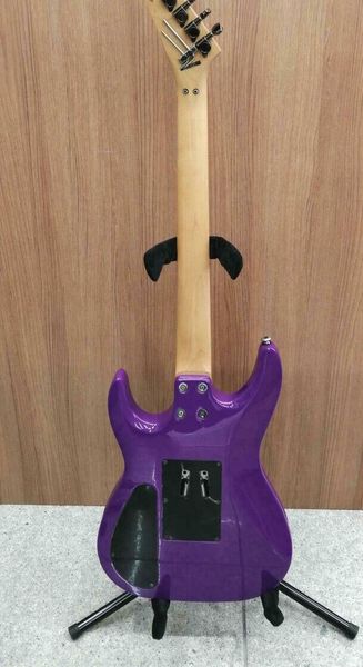 

purple electric guitar 6 strings mahogany superior quality factory customization