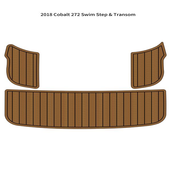 

2018 cobalt 272 swim step platform transom pad boat eva foam teak deck floor mat