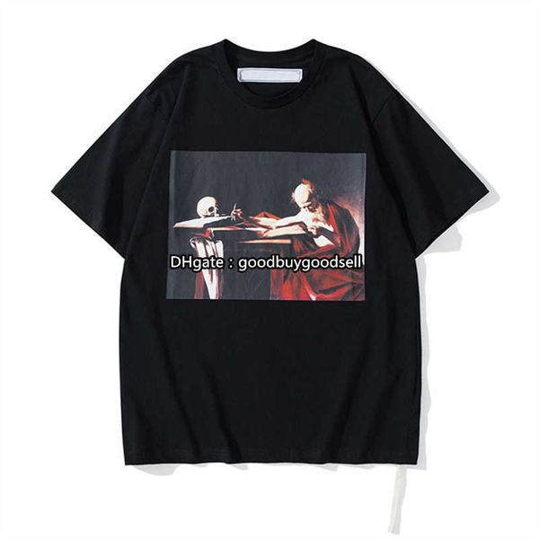 

men's off t-shirts mens womens designer t shirts printed fashion man t-shirt cotton casual tees short sleeve luxury hip hop streetwear, White;black