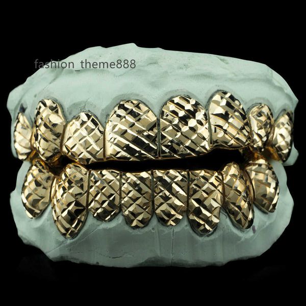 

custom fashion hip hop jewelry 925 sterling silver 9k 10k 14k gold iced out vvs diamond grillz moissanite grills teeth grillz