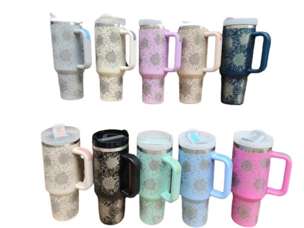 

Wholesale 40oz Suower Tumbler With Handle Stainless Steel Double Wall Insulated Travel Mugs Water Cups A0106, Multi-color