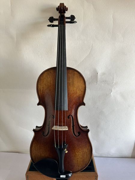 

master 4/4 violin stradi model 1pc flamed maple back spruce hand made k3130