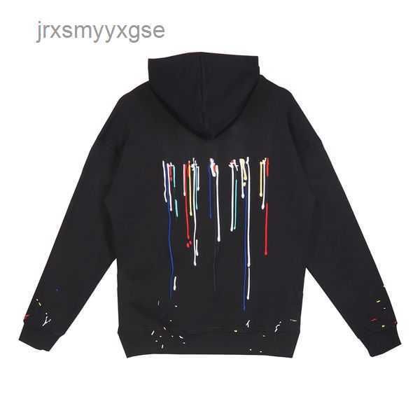 

men's casual hoodie large print style pure cotton y8mh, Black