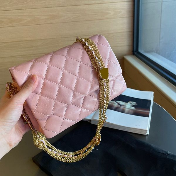 

womens designer coin mini accordion flap bags classic quilted matelasse chain two-tone gold metal hardware purse turn buckle multi pochette