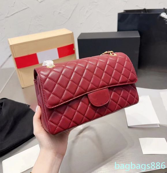 

designer bags crossbody bag classic flap shoulder bag cowhide genuine leather fashion wallet gold chain shoulder bags handbags for women cc
