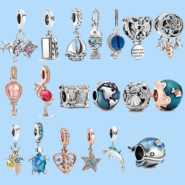 

925 silver beads charms fit pandora charm fatima evil eye and pendant, Black