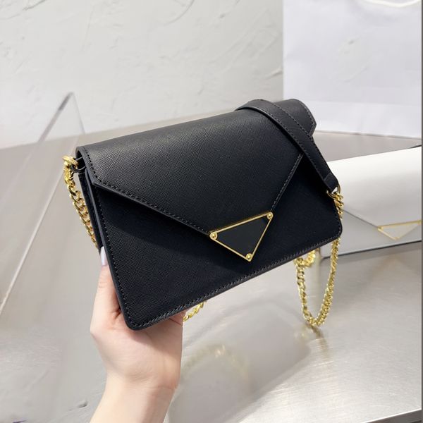 

designer shoulder bag luxury twist bags popular leather small square crossbody bag simple fashion chain bag very nice
