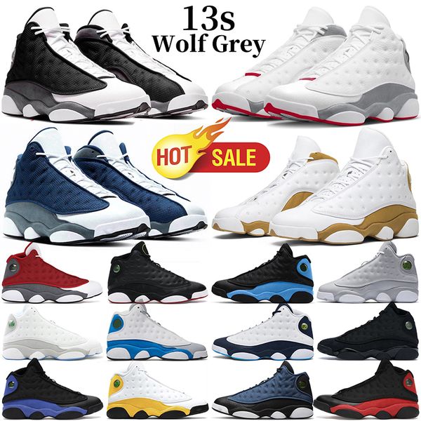 

wolf grey black flint jumpman 13 13s basketball shoes men women wheat playoff 2023 french university blue black cat bred hyper royal cap and