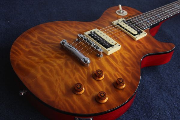 

classic brand 6-string electric guitar maple pad, solid wood, quality accessories, good sound color, 69