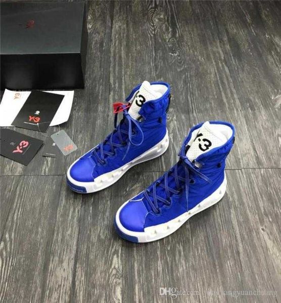 

2020 new y3 bashyo high womens mens sneakers triple black white red boots trainers running shoes designer y-3