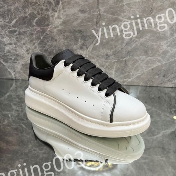 

2023 new classic men's ladies casual shoes designer fashion leather flat street couple sneakers outdoor running shoes, Black