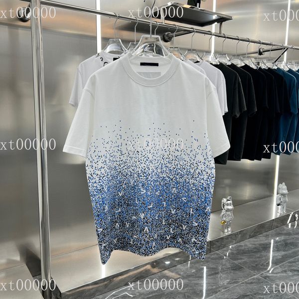 

23ss designer letter printed t shirts tee sweatshirt fashion high street short sleeves summer casual t-shirt breathable men women crew neck, Black;brown