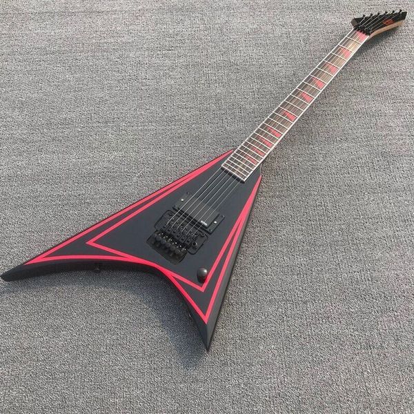 

electric guitar, integrated guitar, black swallow tail,customizable