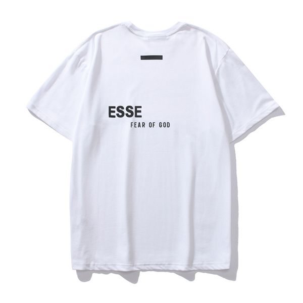 

2023 ess designer mens t-shirts womens tees short summer fashion casual with letter superior quality 6dh2, White;black