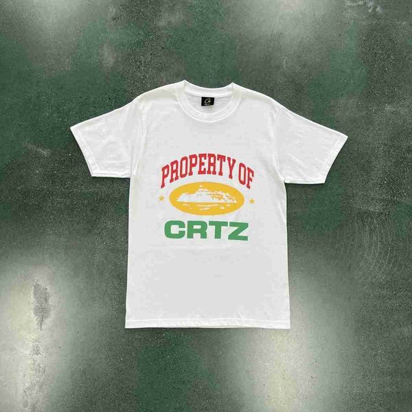 

designer 2023 summer corteiz demon t-shirt men's short sleeve carni alcatraz uk drill fashion men, White;black