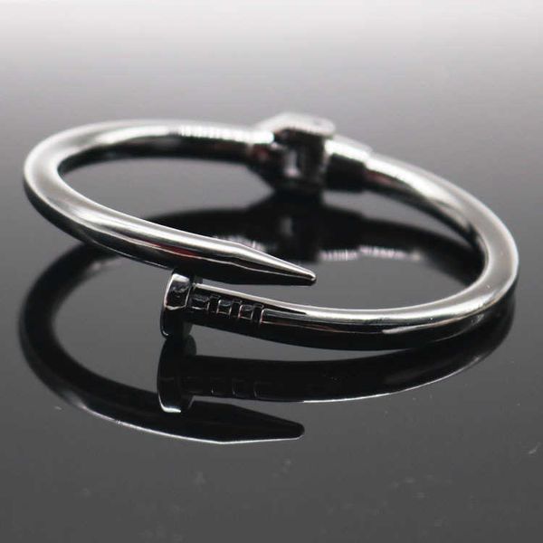 

new star same style personalized spring nail bracelet tide brand bracelet, Black